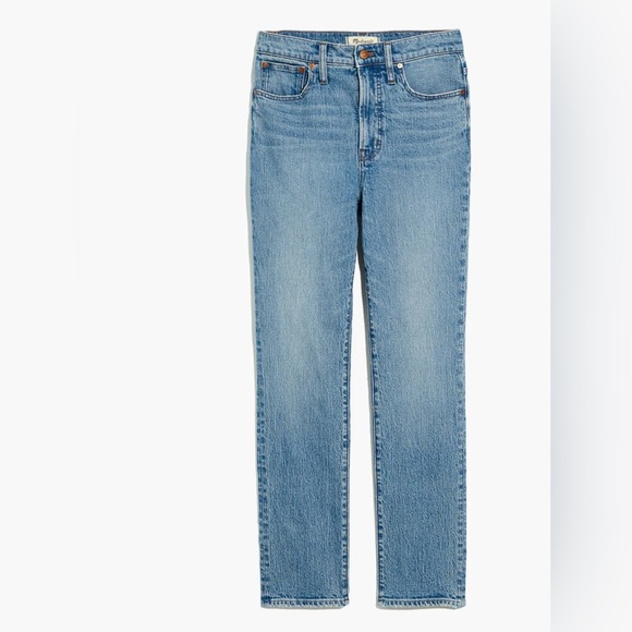 MADEWELL THE PERFECT VINTAGE JEAN IN BANNER WASHMOM 90’s 11” RISE JEANS SIZE 28 - Picture 1 of 12